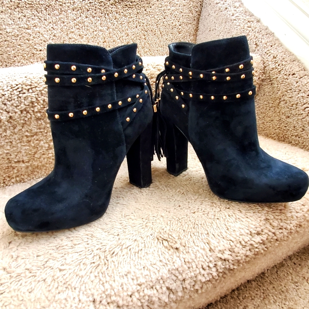 Jessica Simpson Marguerit Black Booties 7